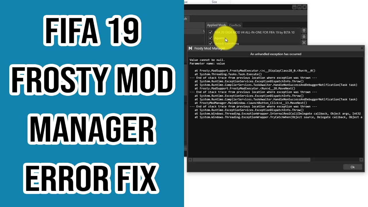 frosty mod manager fifa 19
